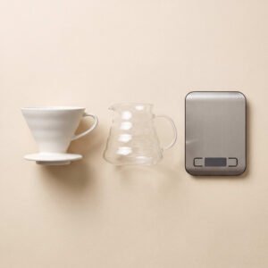Pour Over Set, Dripper, Server and Scale